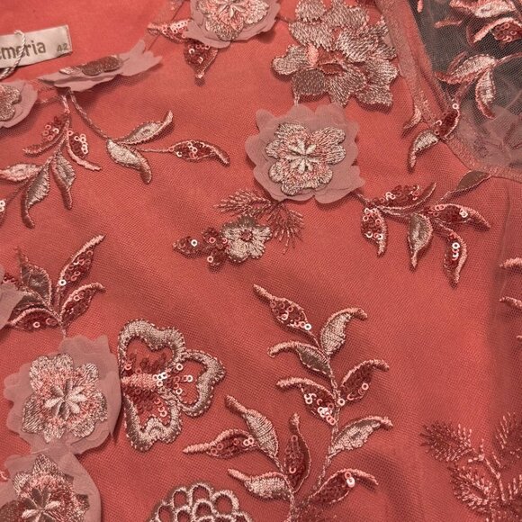 Cremeria Womens‎ Pink & Rose Formal Dress - Size 42 (10) - NWT - Picture 7 of 7